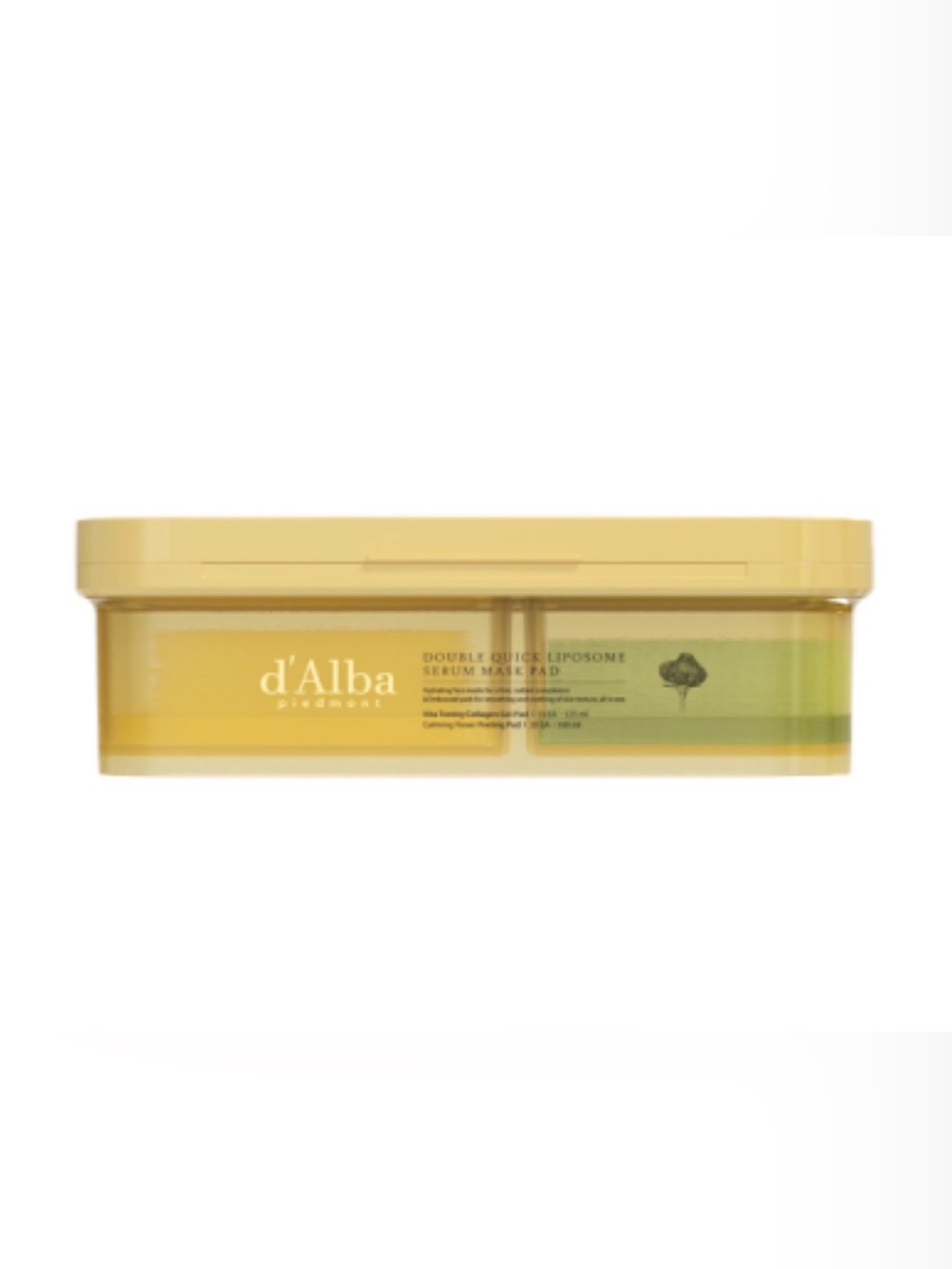 D’Alba Double Quick Liposome Serum Mask Pad